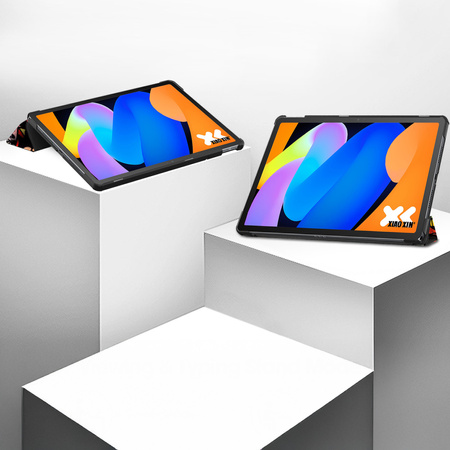 Puzdro grafické na Lenovo Idea Tab 11 s klapkou - ochranné so stojanom