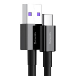 Baseus Superior kábel USB Typ C 66 W Huawei SuperCharge Scp 1 m