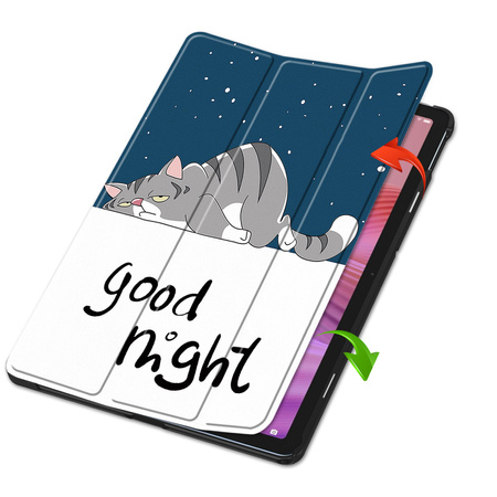 Etui GRAFICZNE do Lenovo Tab 10.1 2025 TB311FU TB311XU ZAEH0040PL z klapką