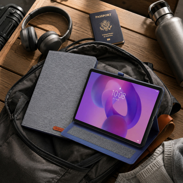 Etui z klapką do Lenovo Idea Tab 11" TB336FU TB336ZU ZAFR0378PL - niebieskie