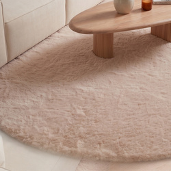 Rabbit Strado 120x120 round rug LightCamel (Beige)