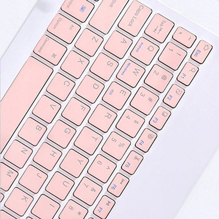Bluetooth Keyboard Case for Lenovo Tab P12 TB-370 (Pink)