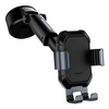 Gravity car mount for Baseus Tank phone with suction cup (black)