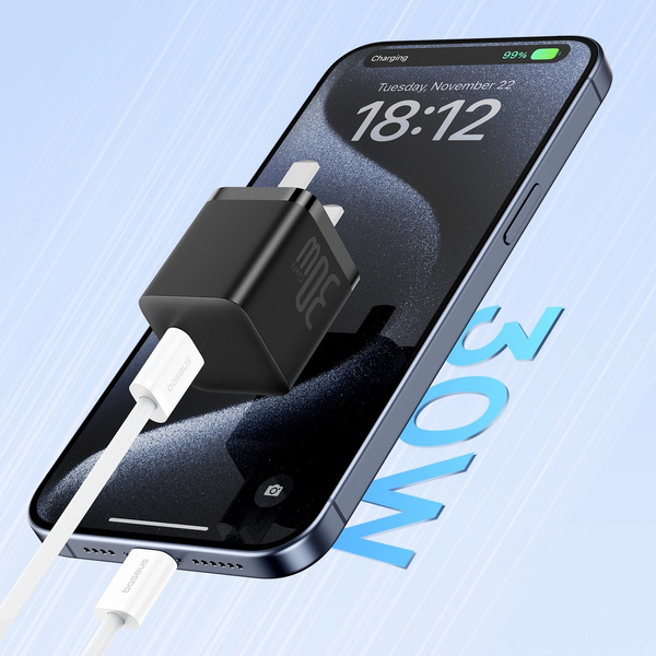 Kabel do telefonu i tabletu Baseus Superior Series ll USB-C 30W 1m