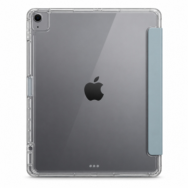 Etui Hard Crystal do Apple iPad Air 13 M4 M3 M2 2026/ 25/ 24 gen 8/ 7 z klapką - niebieskie