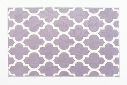 NOVO Strado modern carpet for living room delicate grey velvet pattern Morocco Grey 160x200 cm