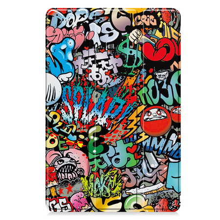 Etui Graficzne do Lenovo Idea Tab 11 z klapką - ochronne z podstawką