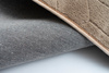 STRADO Rabbit 3D plush soft like rabbit anti-slip carpet 140x200 Beige