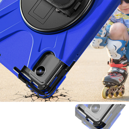 Etui Shockproof z uchwytem do Lenovo Tab M11 10.95 TB330FU TB330XU TB331FC, niebieskie