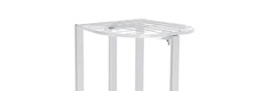 Kwietnik Metalowy duży stojący stojak na kwiaty rośliny 6 donic 97cm, biały