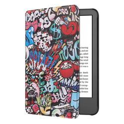 Etui Smart Graficzne do Kindle 11 2022 Gen.11 - ochronne z podstawką, dostęp do portów i przycisków