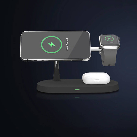 QI T268 3-in-1 inductive charger for Apple iPhone/AirPods/Watch