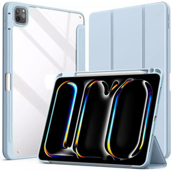 Etui pokrowiec Hard Crystal Pencil do iPad Pro 13 Gen 5 A2925 A2926 A3007, niebieskie