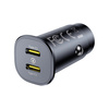 Ładowarka samochodowa do tabletu i telefonu Baseus GoTrip 2 x USB-C 30W, czarna