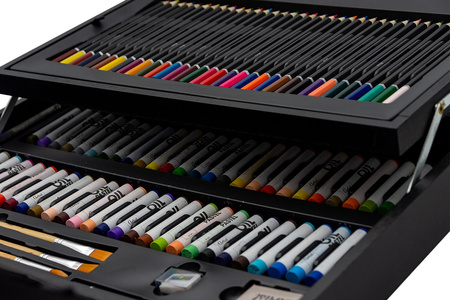 Paint drawing set in a wooden case 174 el.
