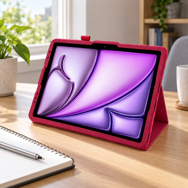 Etui z klapką do Apple iPad Air 11 M4 M3 M2 2026/ 25/ 24 gen. 8/ 7/ 6 - różowe