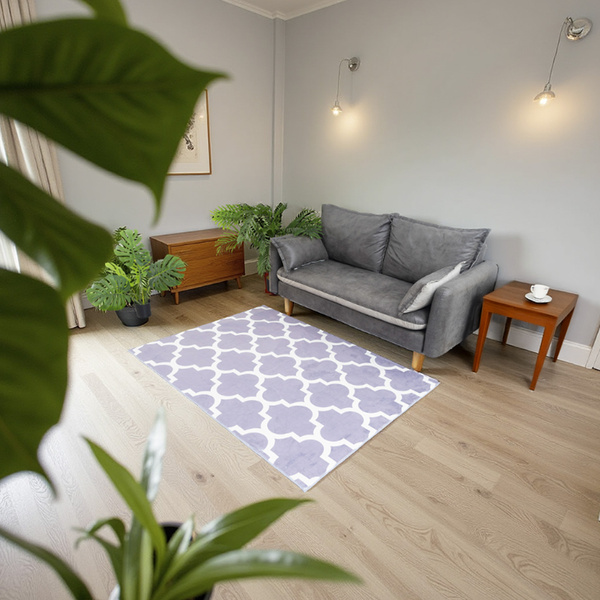 Dywan Novo 160x200 cm - Maroko Szare - miękki do salonu i sypialni
