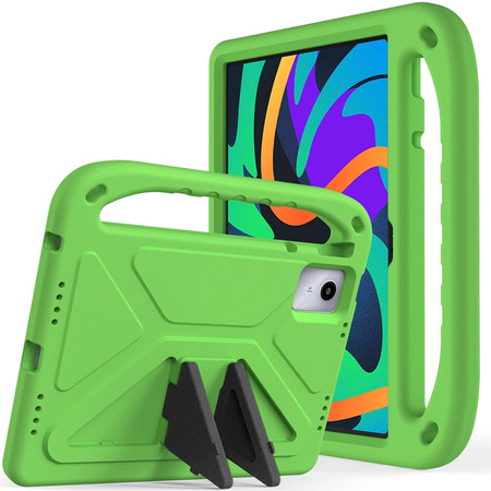Puzdro Pancierové s držiakom na Lenovo Tab M11 10.95 / Tab M11, zelené - ochranné so stojanom