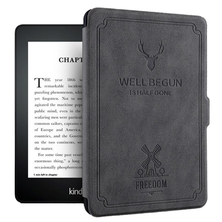 Puzdro Motto na Kindle Paperwhite 6 / Kindle Paperwhite Colorsoft / Signature Edition 2024 7, sivé - ochranné