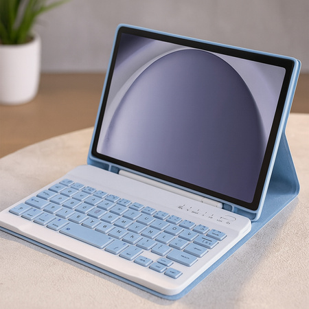 Bluetooth Keyboard Case for Samsung Galaxy Tab A9 8.7 CFX110 (Blue)