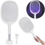 Łapka pułapka owadobójcza lampa UV na muchy komary 2w1