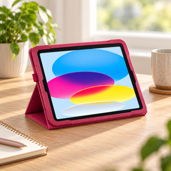Etui obrotowe do Apple iPad 10.9 2022 gen 10 iPad 11 A16 2025 gen 11 - różowe