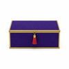 Szkatułka na biżuterię 18x13x7 cm 4ASS CLR Purple