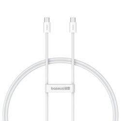 Kábel Baseus Superior Series ll USB-C 30W 480Mb / s 1m, biely