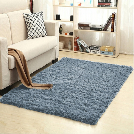Shaggy Strado room carpet 300x400 SilverFur (Light gray)