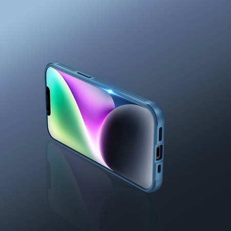 Puzdro Nillkin Camshield Pro na iPhone 14 Plus kryt fotoaparátu zadný kryt, čierne - ochranné so stojanom