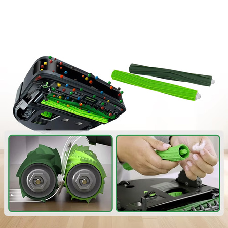 Zestaw 6x szczotki wałki do iRobot ROOMBA i7 i7+ j7 j7+ i3 i3+ E7 E5 i6 i6+