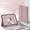 Etui z klawiaturą do Apple iPad AIR 13 M2 2024 M3 2025 Gen 6 7, różowe