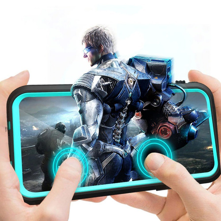 Etui wodoodporne 360 IP68 do iPhone 12 Mini pasek opaska czarne, czarne