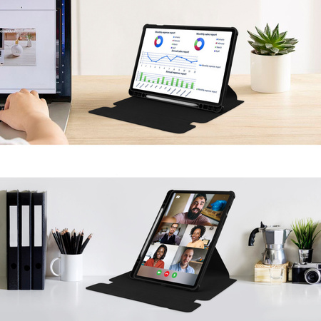 Puzdro 360 s klávesnicou na Samsung Galaxy Tab S9 / S10 FE 10.9 na stylus / Samsung Galaxy Tab S10 - ochranné