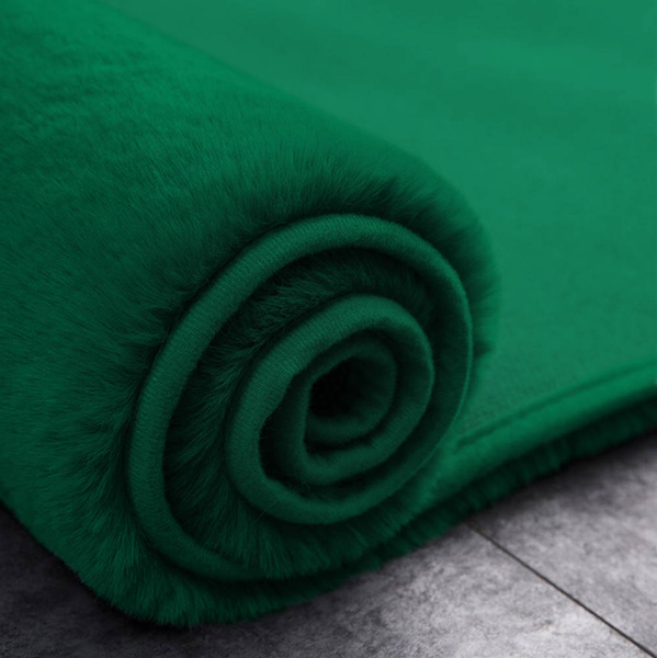 Rabbit Strado 120x120 BottleGreen round rug (Green)