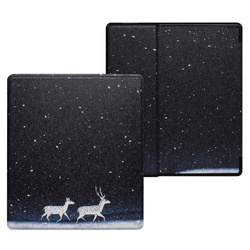 Smart Case Graphic Case for Kindle Oasis 2019 (Snow Deer)