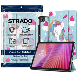 Puzdro grafické na Lenovo Tab 10.1 2025 s klapkou - ochranné so stojanom