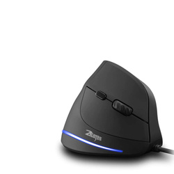 Vertikálna ergonomická podsvietená myš LED USB Zelotes T20