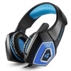 LED gaming headphones with microphone HunterSpider V01 (Red)