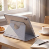 Puzdro otočné Pencil na iPad 10.9 2022 Gen. 10 / 11 2025 A16 Gen. 11 Wake, sivé - ochranné so stojanom