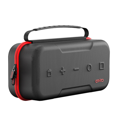 Puzdro cestovné kufrík taška na Nintendo Switch 1, červené - ochranné so stojanom, prístup k portom a tlačidlám