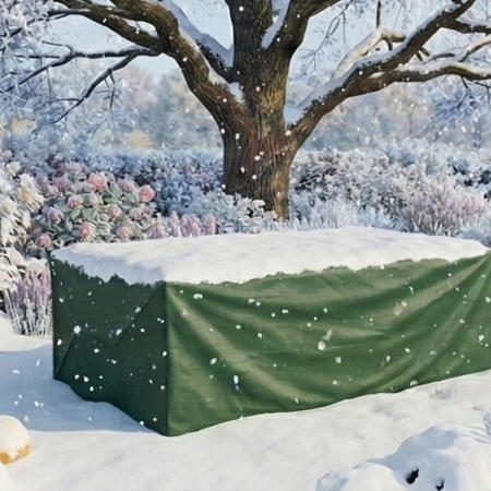 Pokrowiec na meble ogrodowe stół krzesła wodoodporny mocny 300x200x80cm XXL