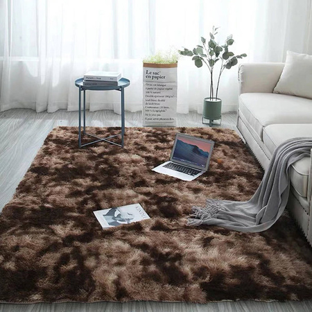 Ombre Shaggy Strado Carpet 140x200 OmbreCoffee (Brown)
