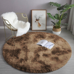 Shaggy Ombre Strado Round Carpet 200x200 OmbreCoffee (Brown)