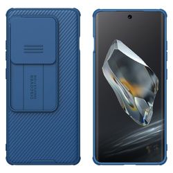 Etui Nillkin CamShield Pro do OnePlus 12R, niebieskie - ochronne z podstawką, dostęp do portów i przycisków