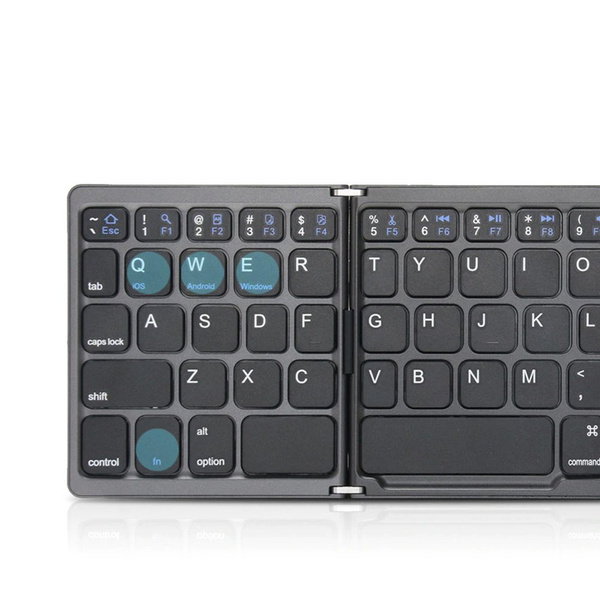 Bluetooth Universal Folding Keyboard - compact keyboard with touchpad for mobile devices and laptops