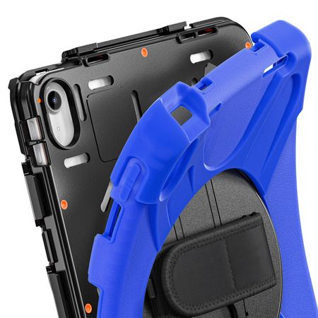 Etui Shockproof z uchwytem do Apple iPad 10.9 2022 / 11 A16 2025 / Apple iPad 10.9 / Apple iPad 11, niebieskie - ochronne