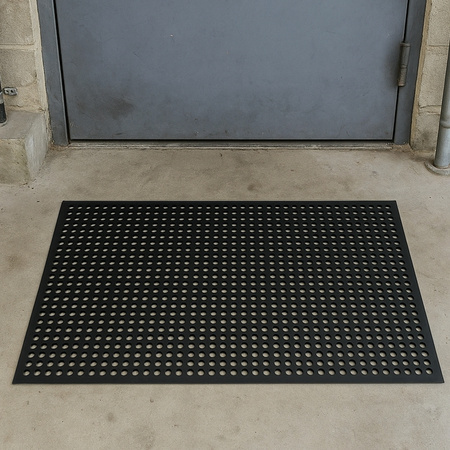 Perforated rubber floor mat 60x90cm - PRF6