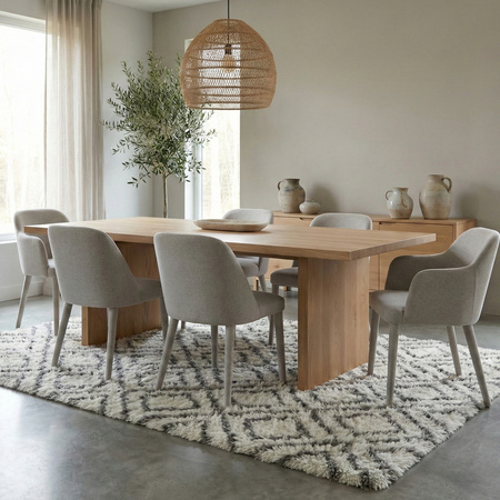 Dywan do salonu shaggy DECOR antypoślizgowy miękki puszysty modny 120x170, biały