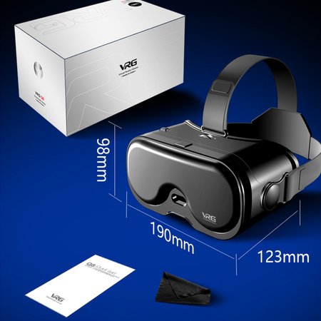 Okuliare VR na telefón Vrg Q8 Virtuálna Realita 3D Okuliare Gry Filmy